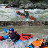 Packraft gonflable pliable en TPU pour 1-2 personnes, idéal pour l'aventure en eau vive et le paddle en extérieur – Vente en gros