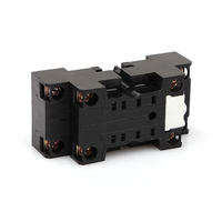 Jiansaifwell — Mini prise de relais électrique en plastique, adaptateur de relais électrique, nouveau Type, couleur noir, 18F-4Z-C1(PYF14A)
