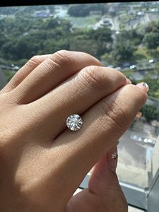 卸売 ラウンドブリリアントカット ラボグロウンダイヤモンド 0.5カラット 1カラット 1.5カラット 2カラット IGI認定 HPHT CVD - Product Image 6