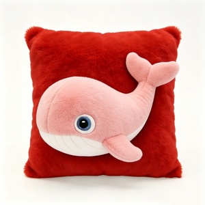 Custom Lobster Plush <b>Throw</b> Pillow 3D Decorative Cushion PP Cotton Filled Unisex for 0-24 Months Halloween Animal Shaped - Product Image 3