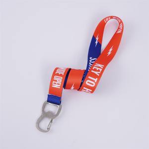 أشرطة تعليق من البوليستر بالجملة مع طباعة شعار مخصص، تصنيع حسب الطلب، صديقة للبيئة، هدايا ترويجية للفعاليات والأنشطة، سلسلة مفاتيح - Product Image 1
