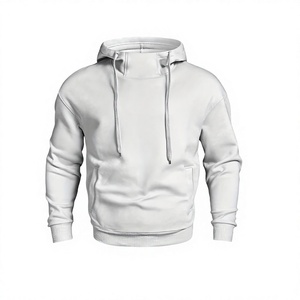 Unisex Gray Hooded Sweatshirt Oversized Fit Casual Autumn Wear Breathable Fleece Zipper Closure Knitted 100% Cotton Anti-Shrink - Product Image 3