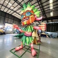 Lampu LED Tahan Air Bentuk Bunga Tema Karnaval Brasil untuk Dekorasi Thanksgiving, Natal, dan Tahun Baru, Cocok untuk Luar Ruangan