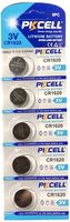 Pkcell-batería de litio para control remoto de coche, pila de botón CR 1225 1616 1620 1632 2016 2025 CR2032, 3V