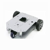 Plateforme robotique tout-terrain WD 4WD |   Suspension à pendule à haute garde au sol |   Construction en acier inoxydable |   Capacité de charge de 25 kg |
