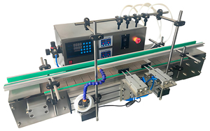 Produits très demandés : Machine de remplissage automatique à 4 buses avec convoyeur pour le remplissage de vin rouge - Product Image 5