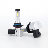 Ampoule de phare LED pour voiture 6000LM 25W E4P 9005 HB3 9006 HB4 H8, 3000K 4300K 6500K 8000K 10000K, couleur changeante, pour feux de brouillard