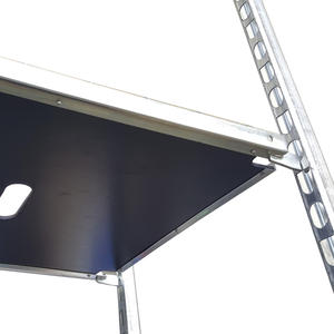 Danish פרחים עגלות פלדה מתגלגל עגלה ארבע לגלגל צמח גן מתלה שולי פלטפורמה - Product Image 5