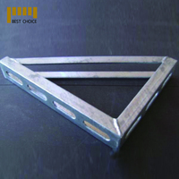 Support de montage satellite sur mesure, découpe laser, pliage et soudage pour base de support d'antenne