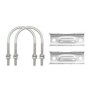 Pièces de connexion d'antenne Composant de machine Clip carré en métal en aluminium Clip en forme de U - Product Image 4