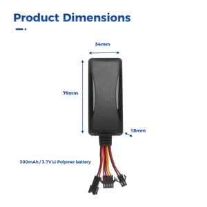 <span class=keywords><strong>Alarm</strong></span> SOS 4G Pelacak GPS Portabel untuk Mobil Truk Sepeda Motor Armada Anti Maling Geo Fence Pemutus Mesin Pemantauan Suara - Product Image 3