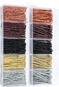 Accesorios para el Cabello Populares 2025, 400 Piezas, Nuevas Horquillas para el Cabello, Logotipo Personalizado, Empaque, Horquillas para el Cabello de Ballet y Danza - Product Image 3