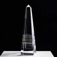 Trophée Pyramide en Cristal K9 – Récompense de Luxe pour les Honneurs et Événements Corporatifs