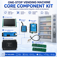 Kit de solution de contrôle de paiement sans espèces pour distributeur automatique intelligent avec convertisseur MDB-RS232, contrôleur de paiement QR, carte Android
