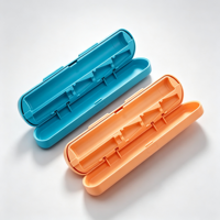 Conteneur de transport industriel en plastique, boîtier de rangement personnalisé pour composants de stylos