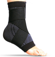 Support de Cheville Réglable Compression Cheville Brace Protecteur pour Courir Football Basketball Nylon Tricoté Gym Bandage Cheville Sangle