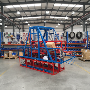 Elevador de Construcción de Doble Columna y Una Caja con Capacidad de 1T para Materiales de Construcción, Equipo de Elevación Tipo Pórtico Autoerigible - Product Image 3