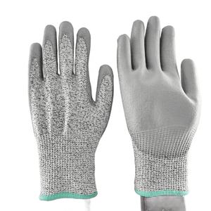 قفاز عمل مقاوم للقطع HPPE لمقاومة القطع الفائقة في التعامل مع الزجاج والإعدادات الصناعية - Product Image 2