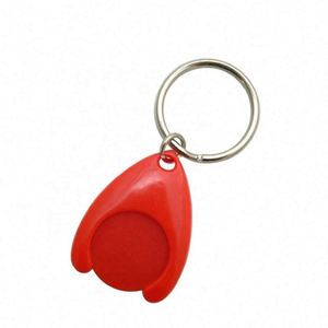 Jetons de chariot en plastique personnalisés imprimés avec logo promotionnel, pas chers - Product Image 2