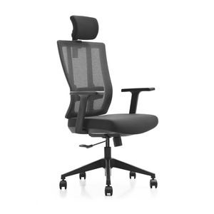 Hiện đại Quảng Châu ghế văn phòng có thể điều chỉnh tựa đầu xoay vải lưới phong cách Ergonomic dịu dàng bọt nhà máy trực tiếp - Product Image 4