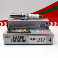 Bougie d'allumage en iridium et platine NGK ILZKR7B-11S/5787 d'origine pour les modèles Honda, Jeep, Dodge, Fiat, Acura, Charger, City