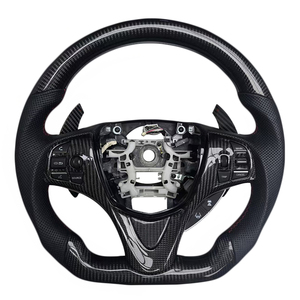 Nouveau produit phare : Volant en cuir perforé en fibre de carbone pour Honda Acura Tlx - Product Image 1