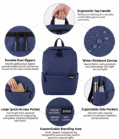 Meilleur Sac à Dos pour Ordinateur Portable Homme, Voyage d'Affaires et Loisirs, Personnalisable avec LOGO, Faible MOQ, Sac à Dos Élégant à Fermeture par Cordon, Sacs à Main pour Ordinateur Portable