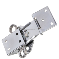 Boîtier en bois solide Stable, emballage d'importation et d'exportation, fermoir papillon, noyau de serrure, grande fermeture en acier inoxydable SUS304, verrou torsadé