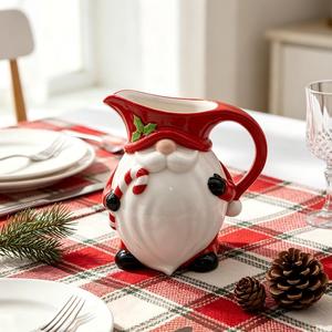 Jarra de Porcelana con Diseño de Gnomo Navideño para Leche, Juego de Vajilla, Diseño Festivo de Santa <span class=keywords><strong>Claus</strong></span>, Colección de Utensilios de Cocina para Venta al por Mayor - Product Image 2