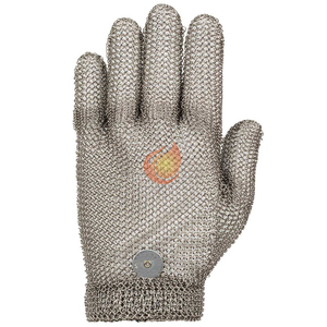 Gants <span class=keywords><strong>de</strong></span> protection en <span class=keywords><strong>maille</strong></span> d'acier pour boucher, résistants à la coupure - Product Image 2