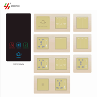 Unité de contrôle de chambre d'hôtel compatible Greentech TTlock RCU GRMS, en aluminium, PC / réseau filaire, télécommande intelligente
