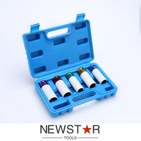 Adaptateur réducteur de douille à chocs pneumatique en acier au carbone robuste 3/4'' à 1'' Nouvelle qualité Type clé dynamométrique Couleur noire