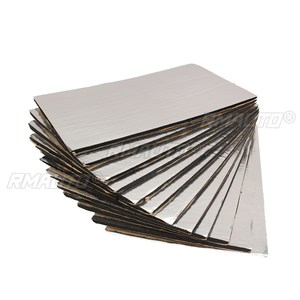 9/12 pièces Tapis insonorisant et isolant thermique pour voiture, en mousse à cellules fermées, 10/8/6/3mm, 50x30cm - Product Image 4