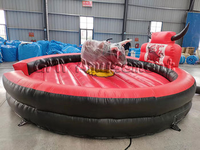 Toro mécanique gonflable pour adultes, modèle Requin de Rodeo