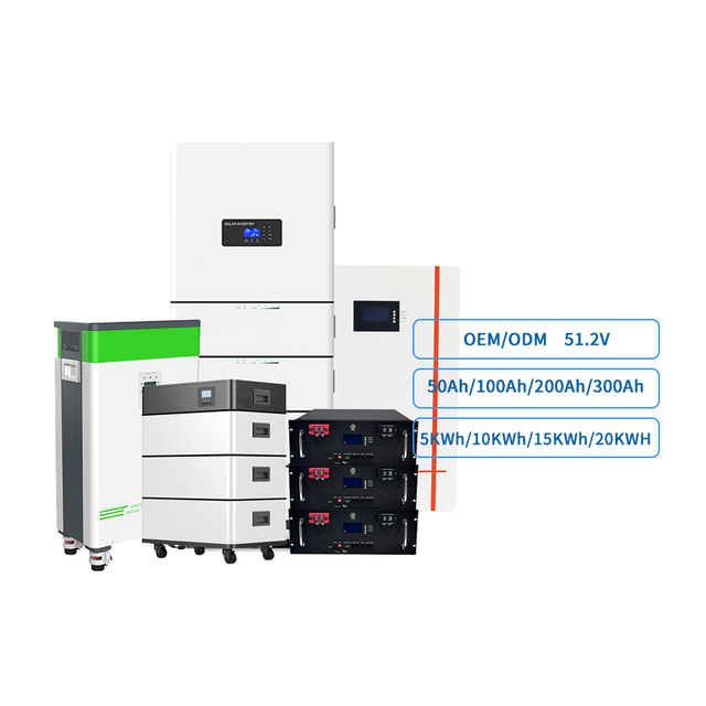 All in One Inverter 8kw 10kw 15kwh Power Wall 48v 51.2v Home Use Wall Mounted Stack Lifepo4 Solar Power Energy Storage System