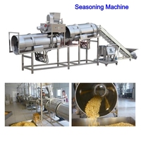 Machine automatique de fabrication de chips tortilla de maïs croustillantes frites Ligne de production Kurkure Machine de déshuilage et d'assaisonnement pour snacks