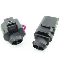 Connecteur auto électrique à 2 broches, adapté pour VW, mâle et femelle, personnalisé, assemblage de câble de jonction,/