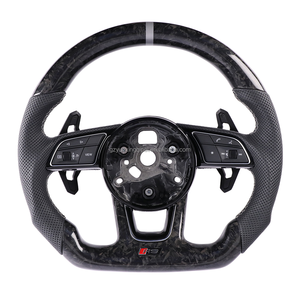 <span class=keywords><strong>Volant</strong></span> en fibre de carbone avec palettes de changement de vitesse pour Audi A4L B9 - Product Image 5