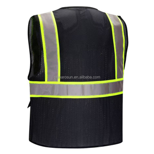 Gilets réfléchissants Vestes <span class=keywords><strong>haute</strong></span> <span class=keywords><strong>visibilité</strong></span> <span class=keywords><strong>Gilet</strong></span> industriel fluorescent ANSI <span class=keywords><strong>CLASSE</strong></span> 2 Équipement de sécurité de construction <span class=keywords><strong>haute</strong></span> <span class=keywords><strong>visibilité</strong></span> - Product Image 4