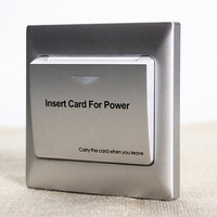 Porte-cartes d'économie d'énergie pour hôtel, boîte ronde européenne, interrupteur à clé pour serrure de porte marche/arrêt