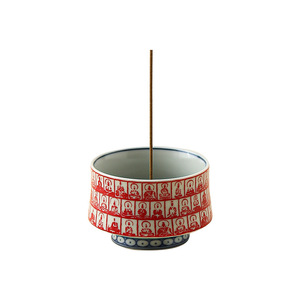 Quemador de incienso de cerámica estilo chino hecho a mano con diseño de Buda para uso religioso, decoración del hogar en interiores. - Product Image 5