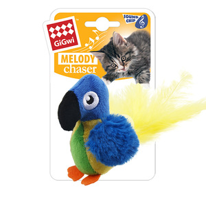 Para <span class=keywords><strong>Gigwi</strong></span> Live-Action pequeño gato de juguete con deslumbrantes efectos de sonido de presa pájaro abeja ratón pluma Material para el aburrimiento suministros para mascotas - Product Image 4
