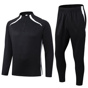 Ensemble de survêtement d'entraînement long automne-hiver 25/26 Betis, demi-zip, séchage rapide, tenue de sport, uniforme de football des clubs européens - Product Image 4