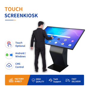 จอสัมผัสอินเทอร์แอคทีฟออลอินวันขนาด 43 55 65 นิ้ว เครื่องเล่นโฆษณา LCD ดิจิทัลคีออสก์หน้าจอสัมผัสสำหรับห้างสรรพสินค้า - Product Image 3