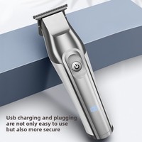 Tondeuse à cheveux électrique pour usage domestique, batterie 2000-4000 mAh, tête de lame lavable, coiffure professionnelle pour têtes huilées