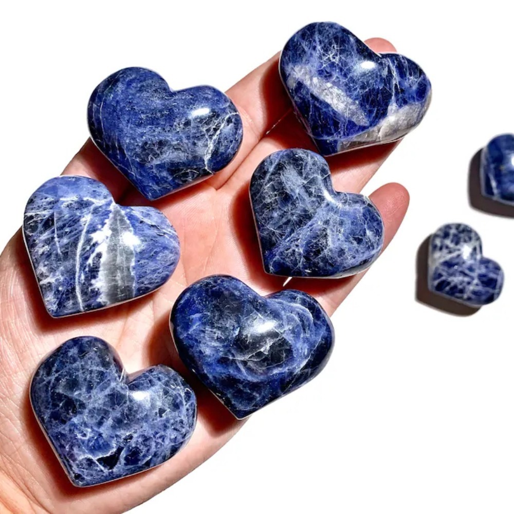 Blue Sodalite Heart