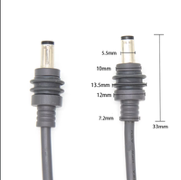 Câble d'alimentation pour allume-cigare de voiture Starlink avec interrupteur vers DC 5521 pour Starlink Mini DC 5.5 X 2.1mm Câble de charge