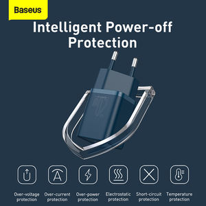 ที่ชาร์จเร็ว <span class=keywords><strong>Super</strong></span> <span class=keywords><strong>Si</strong></span> สำหรับ IP 20W PD ชาร์จเร็ว (EU) - Product Image 4