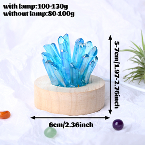 Lámpara LED de Cuarzo Transparente de Diseño Innovador, Ecológica, para Sanación con Reiki, Luz Nocturna para Decoración del Hogar - Product Image 3