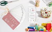 Neues Näh karten buch Release Knitting Stickerei DIY Hand Sewing Punch Needle Karten buch Spielzeug